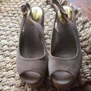 Michael Kors Suede Wedges